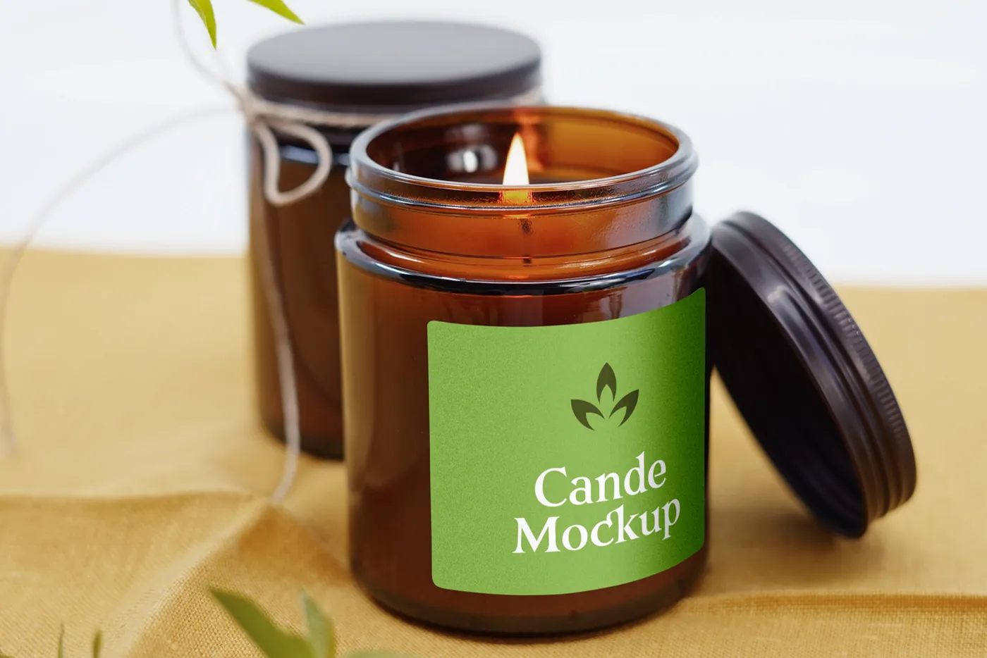 Mum mockup üzerinde etiket - mr.mockup | 