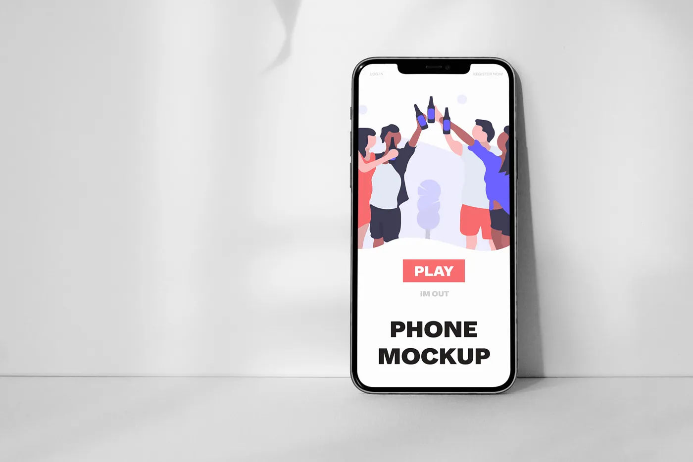 Kutuda Telefon PSD Mockup - Mr.Mockup | 