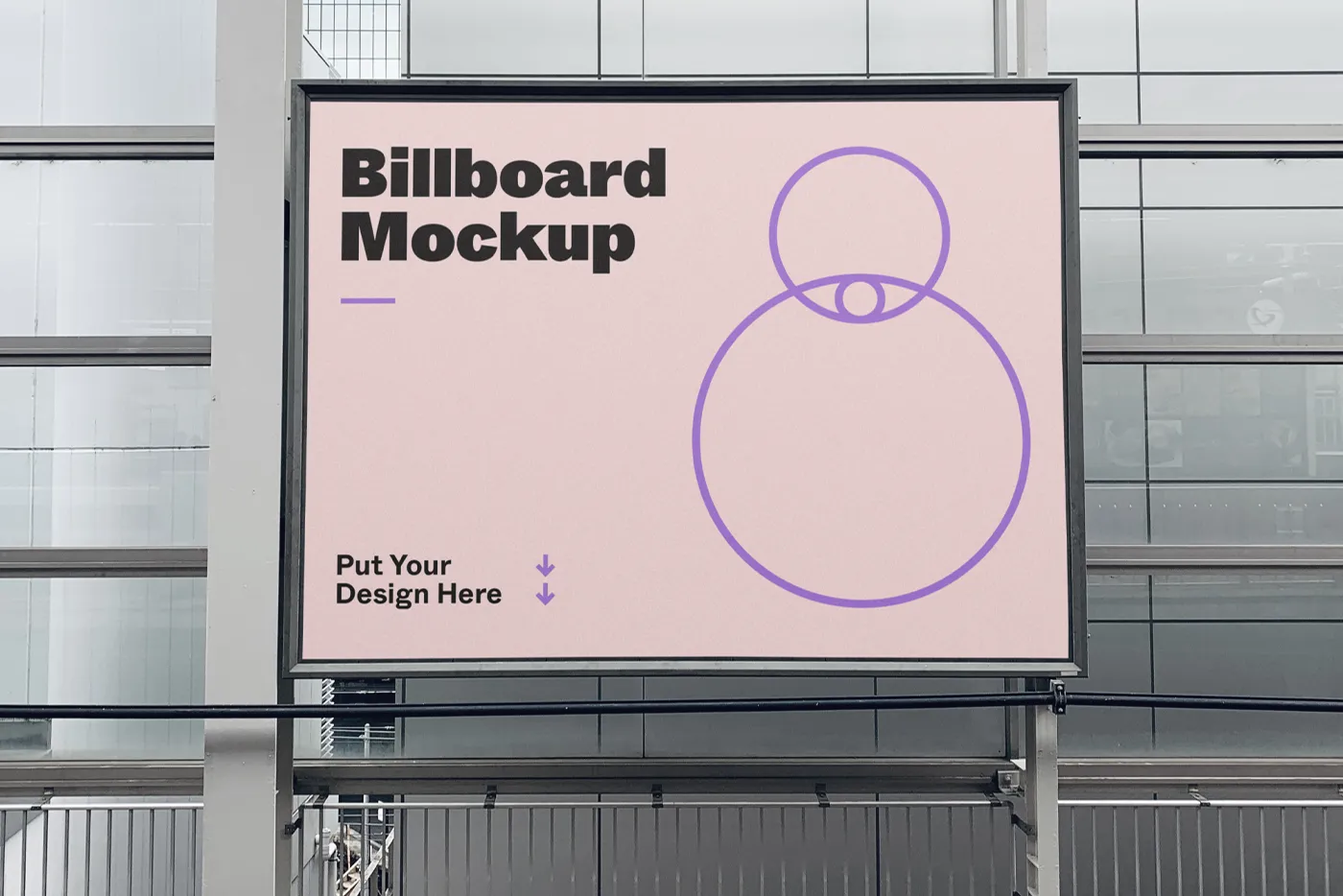 Hall Mockup'ta Billboard - Mr.Mockup | 