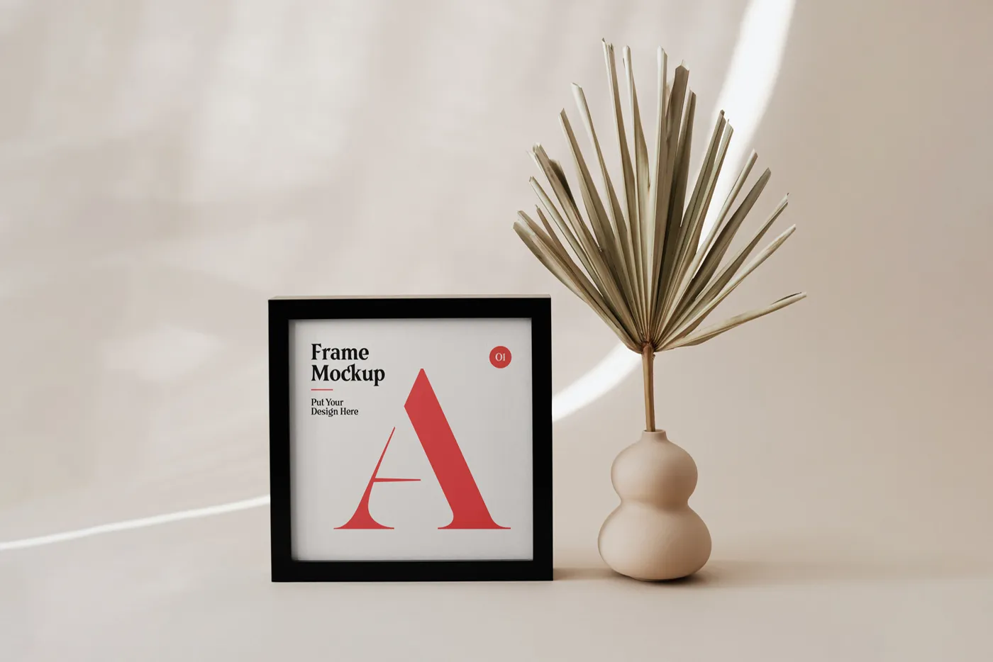 Küçük Poster Çerçevesi Mockup - Mr.Mockup | 