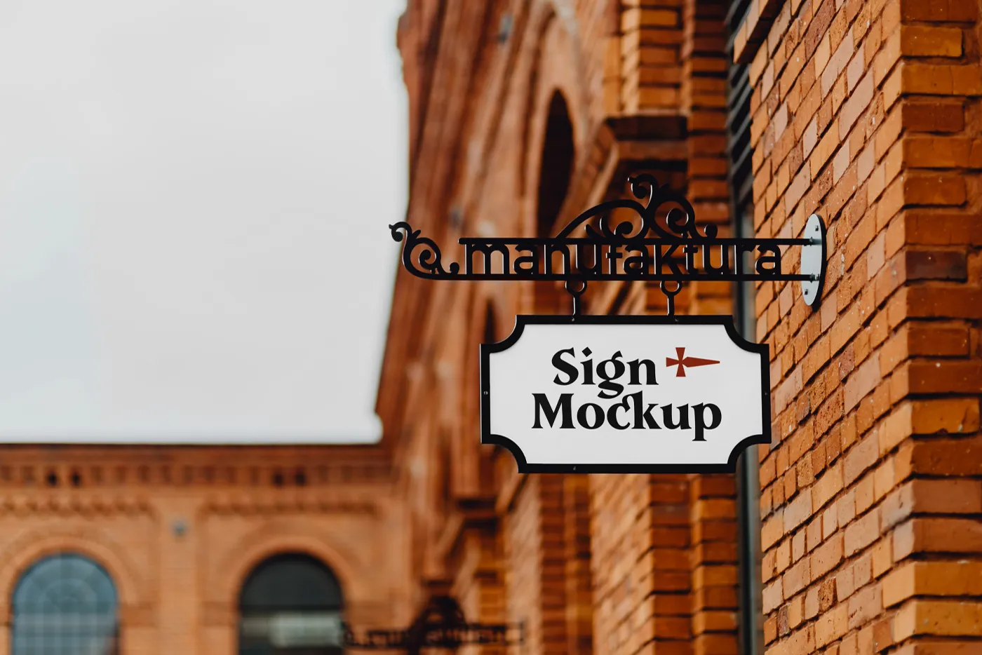 Sign Metal PSD Mockup - Mr.Mockup | 
