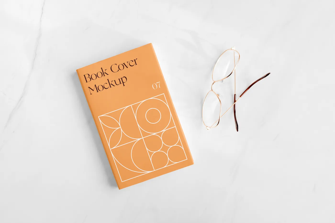 Küçük Kitap Kapağı Mockup - Mr.Mockup | 