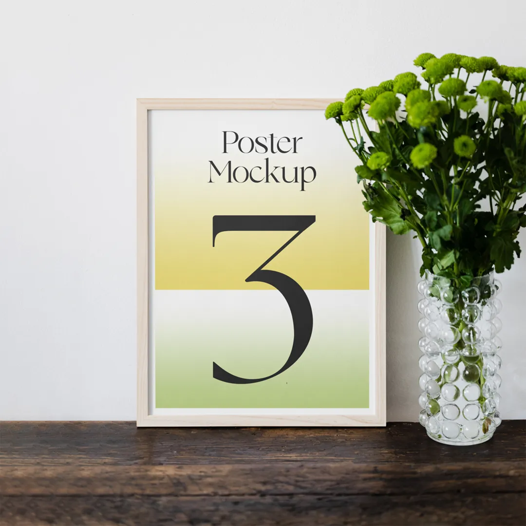 POSTER PSD Mockup - Mr.Mockup | 