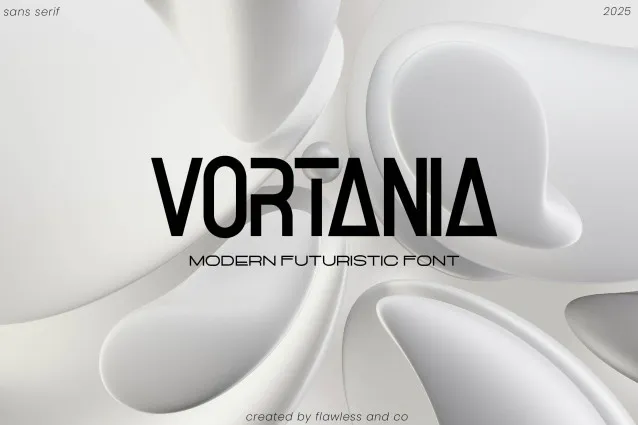 Vortania yazı tipi - Ücretsiz yazı tipini indirin
