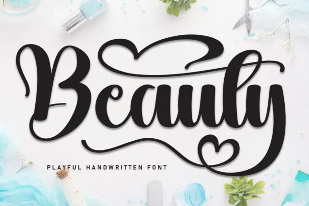 Beauty Script Font - Ücretsiz yazı tipini indirin