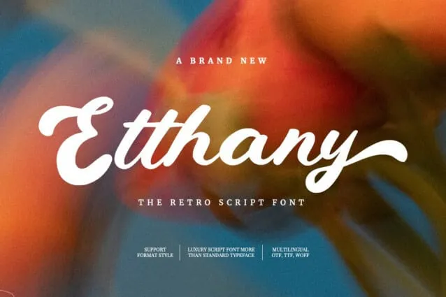 Etthany Font - Ücretsiz yazı tipini indirin
