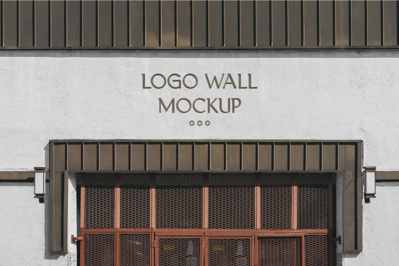 Logo Duvar Mockup - Mr.Mockup | 