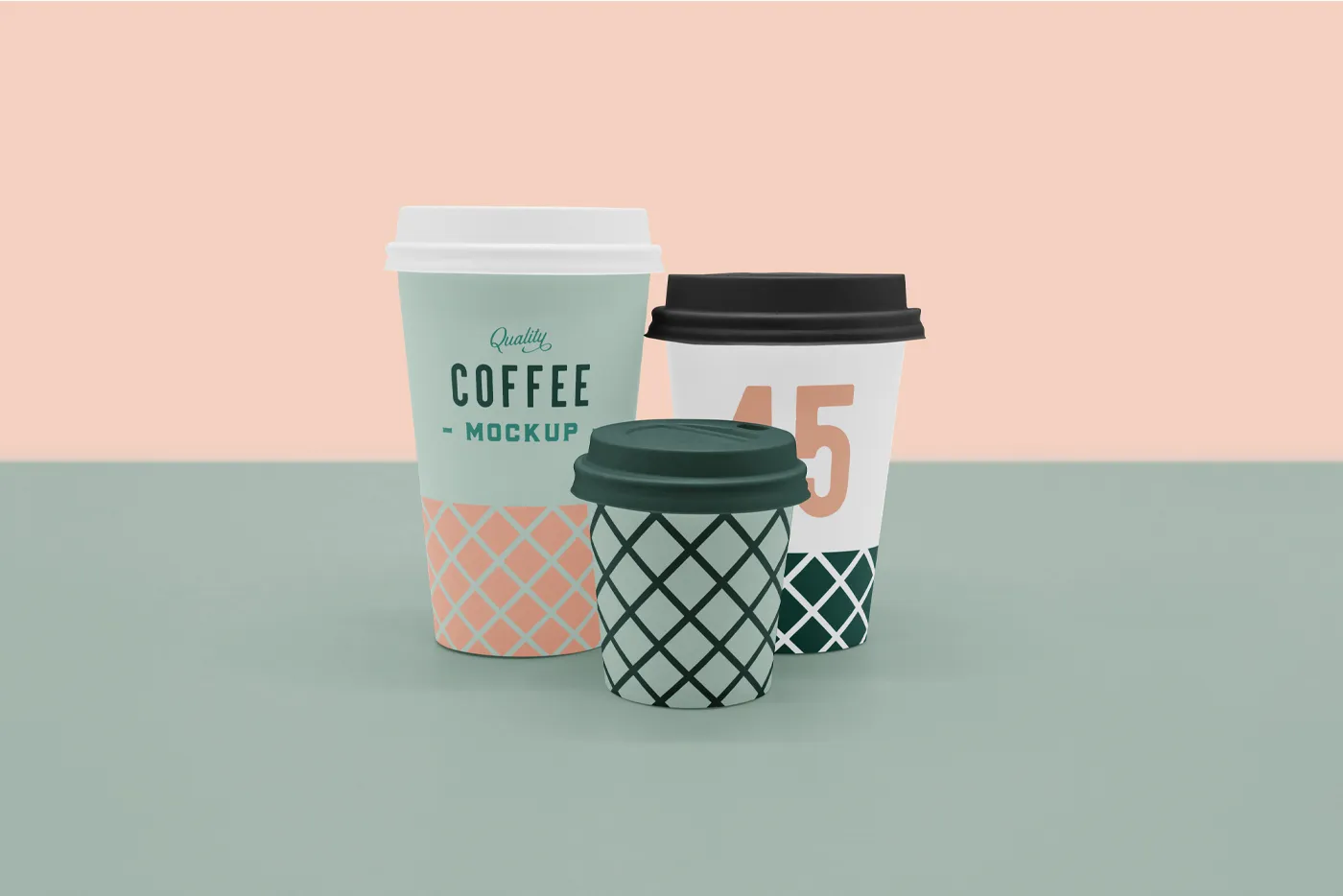 Sahne Kahve Kupası Mockup - Mr.Mockup | 