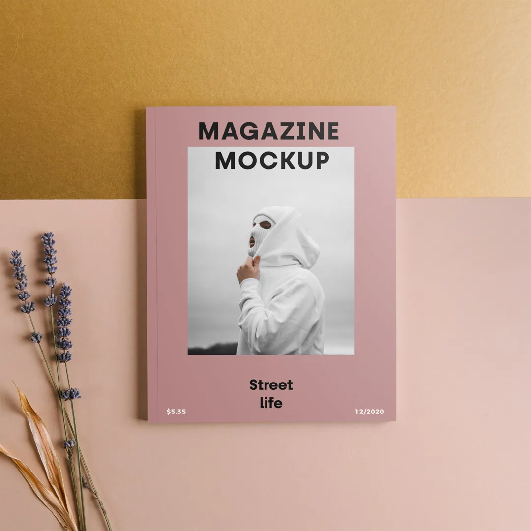 Dergi Ön Kapak Mockup - Mr.Mockup | 