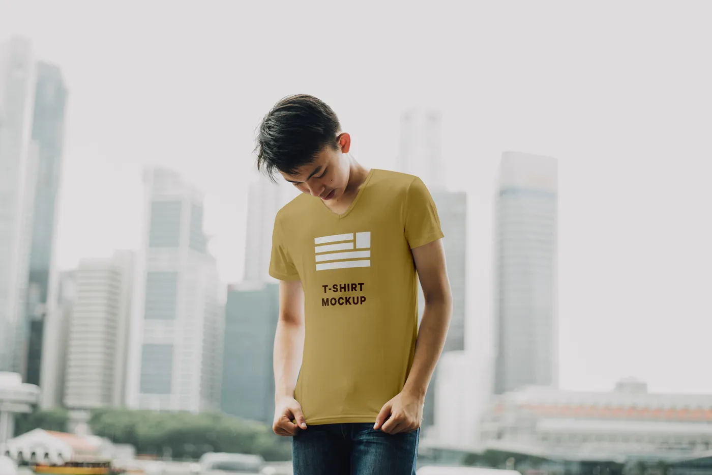 Erkek Tişört Mockup-Mr.Mockup | 