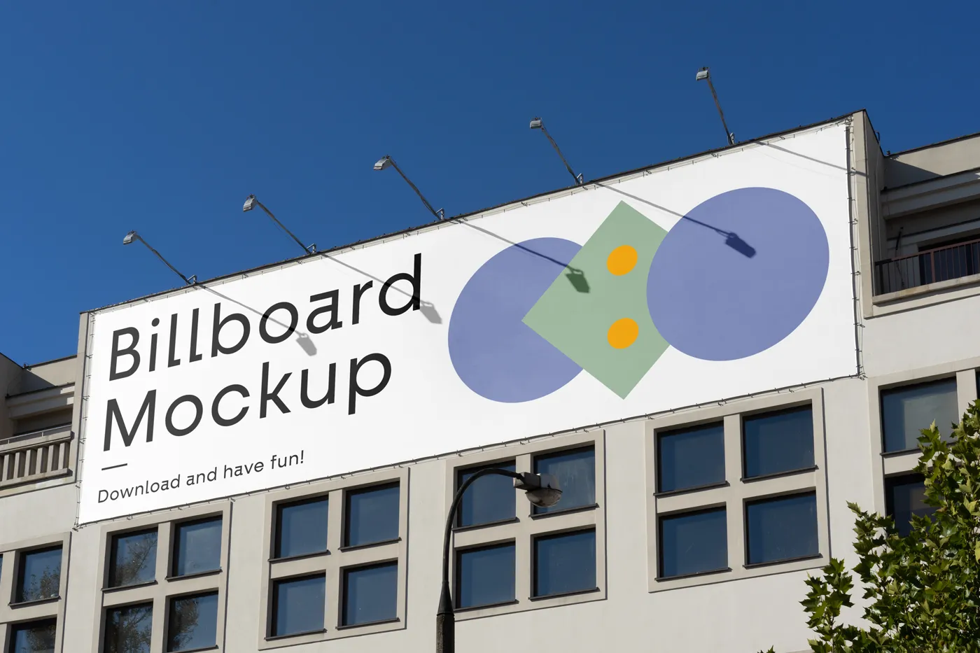 Bina Mockup'ta Billboard - Mr.Mockup | 