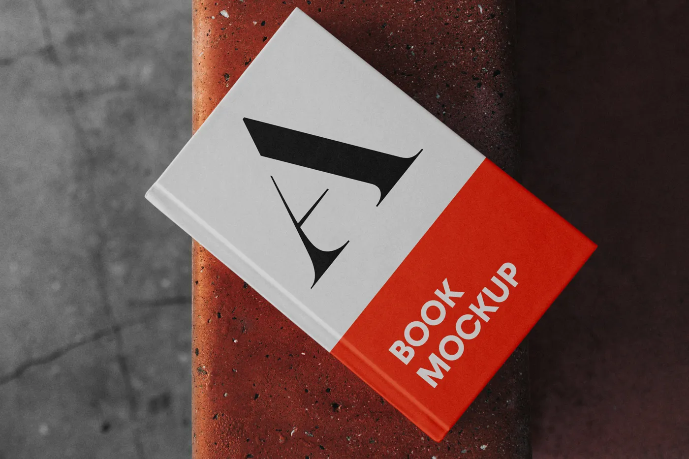 Ön kapak kitabı PSD Mockup - Mr.Mockup | 