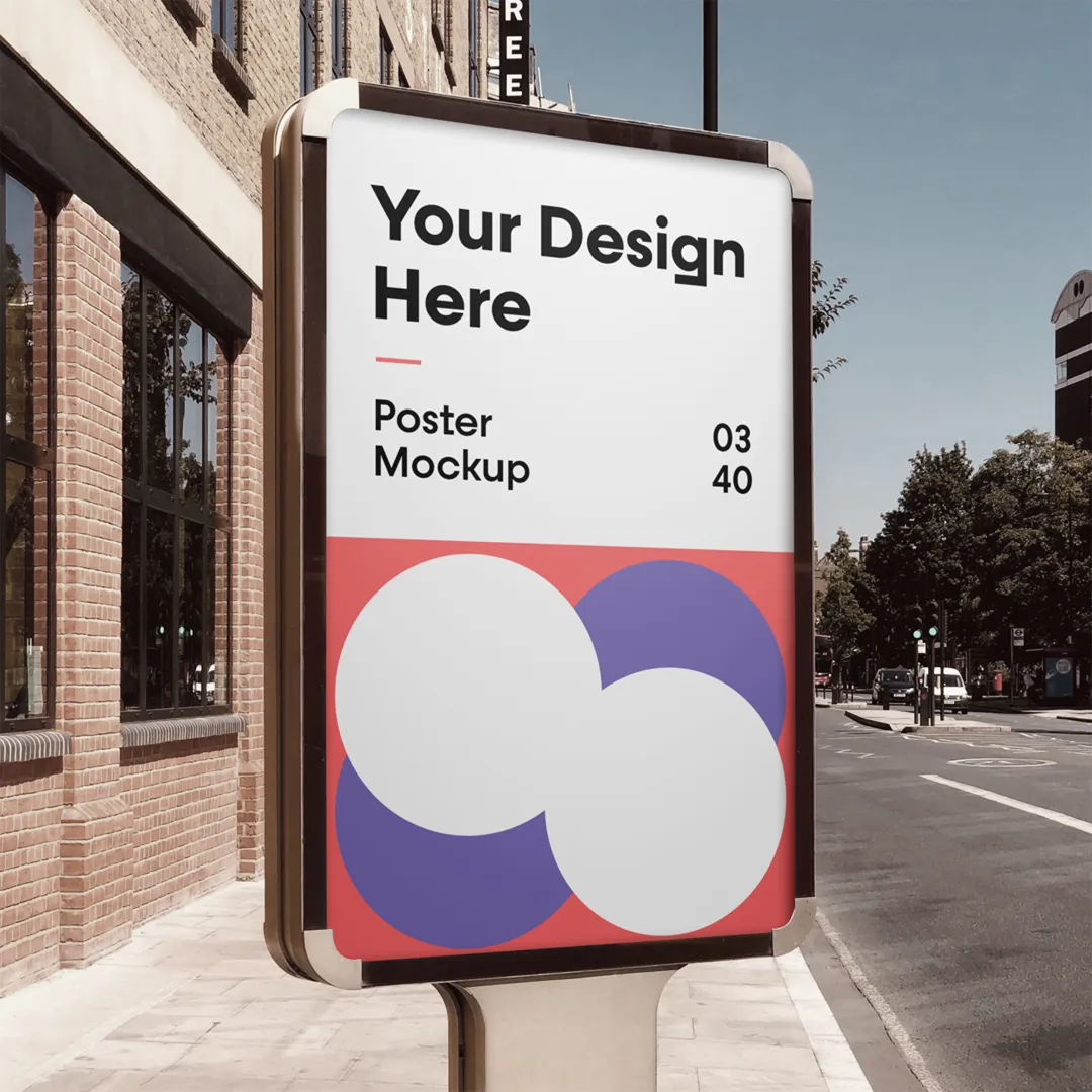 Şehir Poster Mockup - Mr.Mockup | 