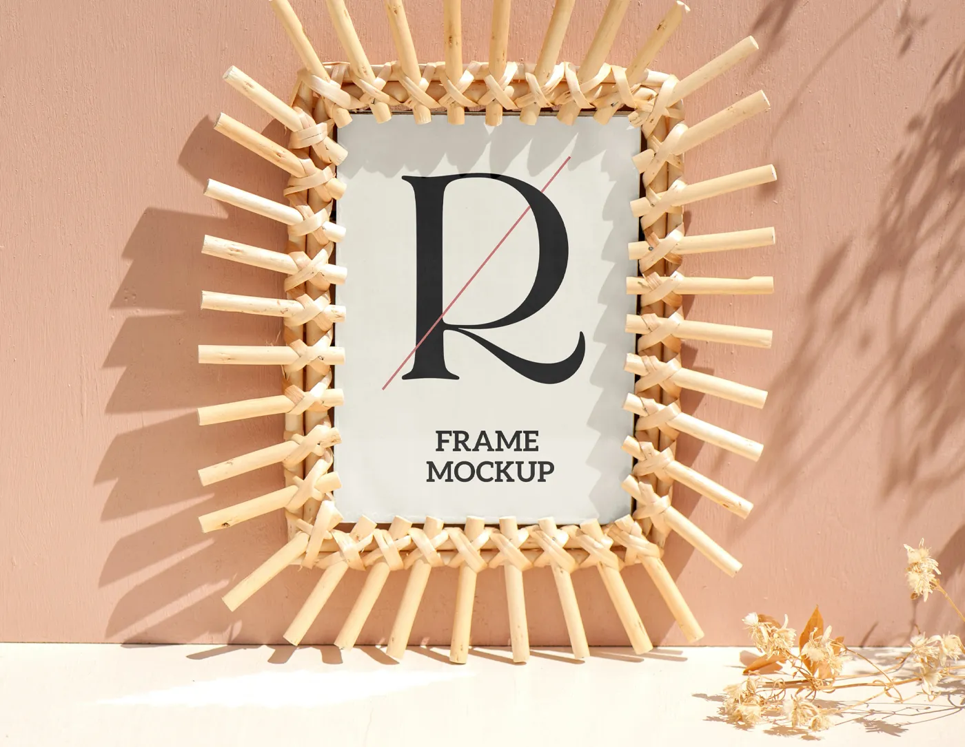 Bambu Çerçeve Mockup - Mr.Mockup | 