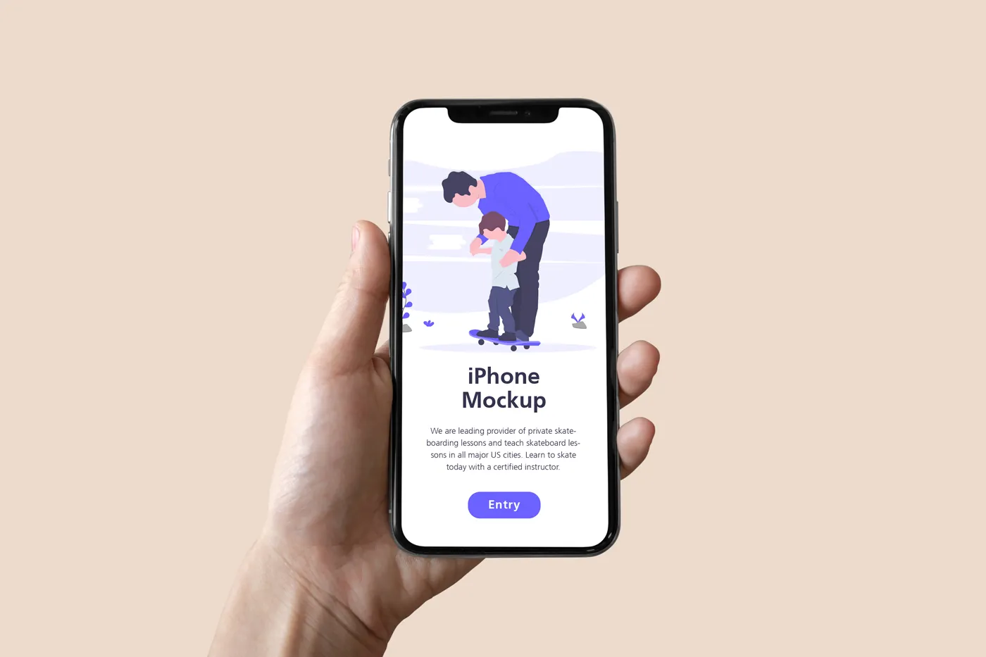 Elde iPhone Mockup - Mr.Mockup | 