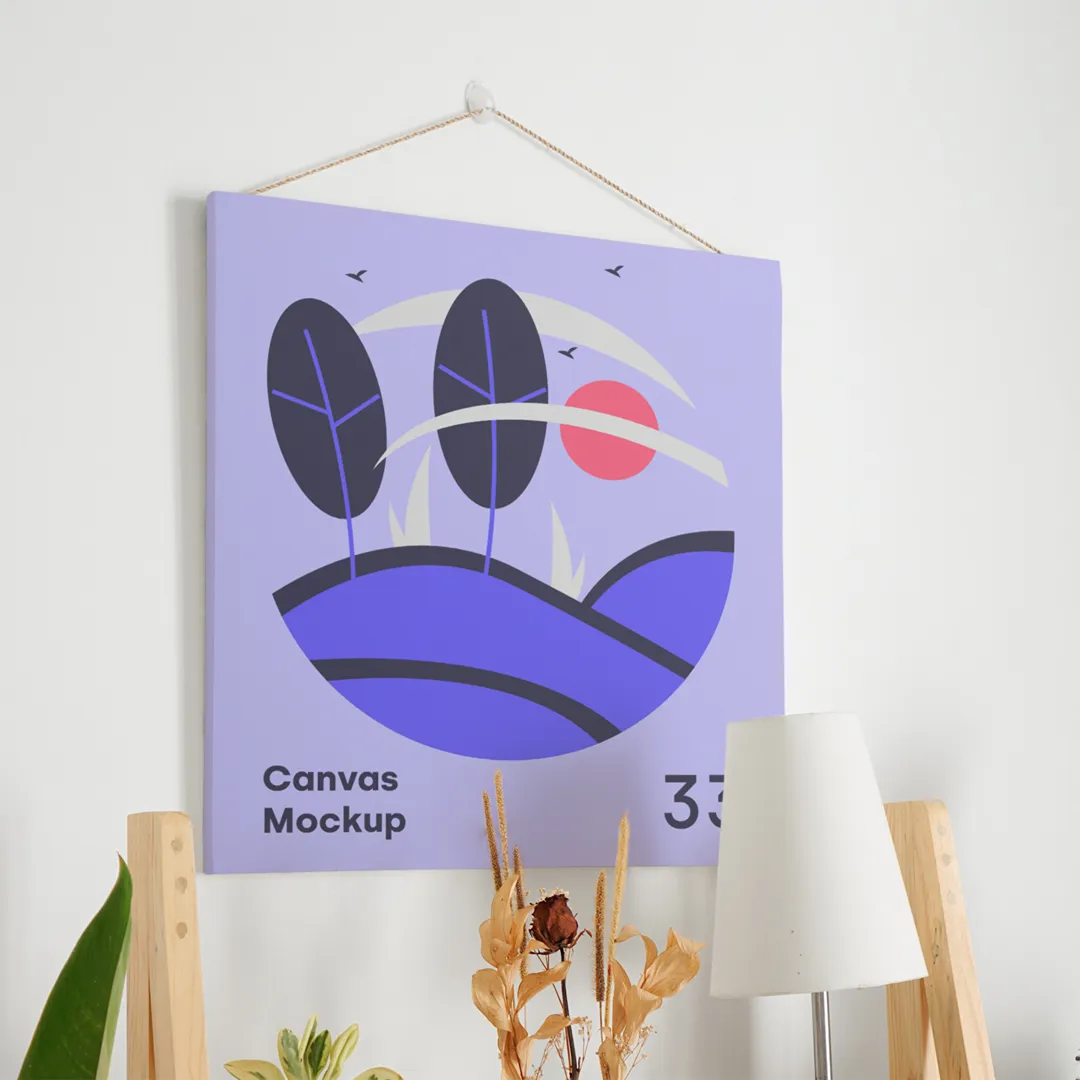 Tuval PSD Mockup - Mr.Mockup | 