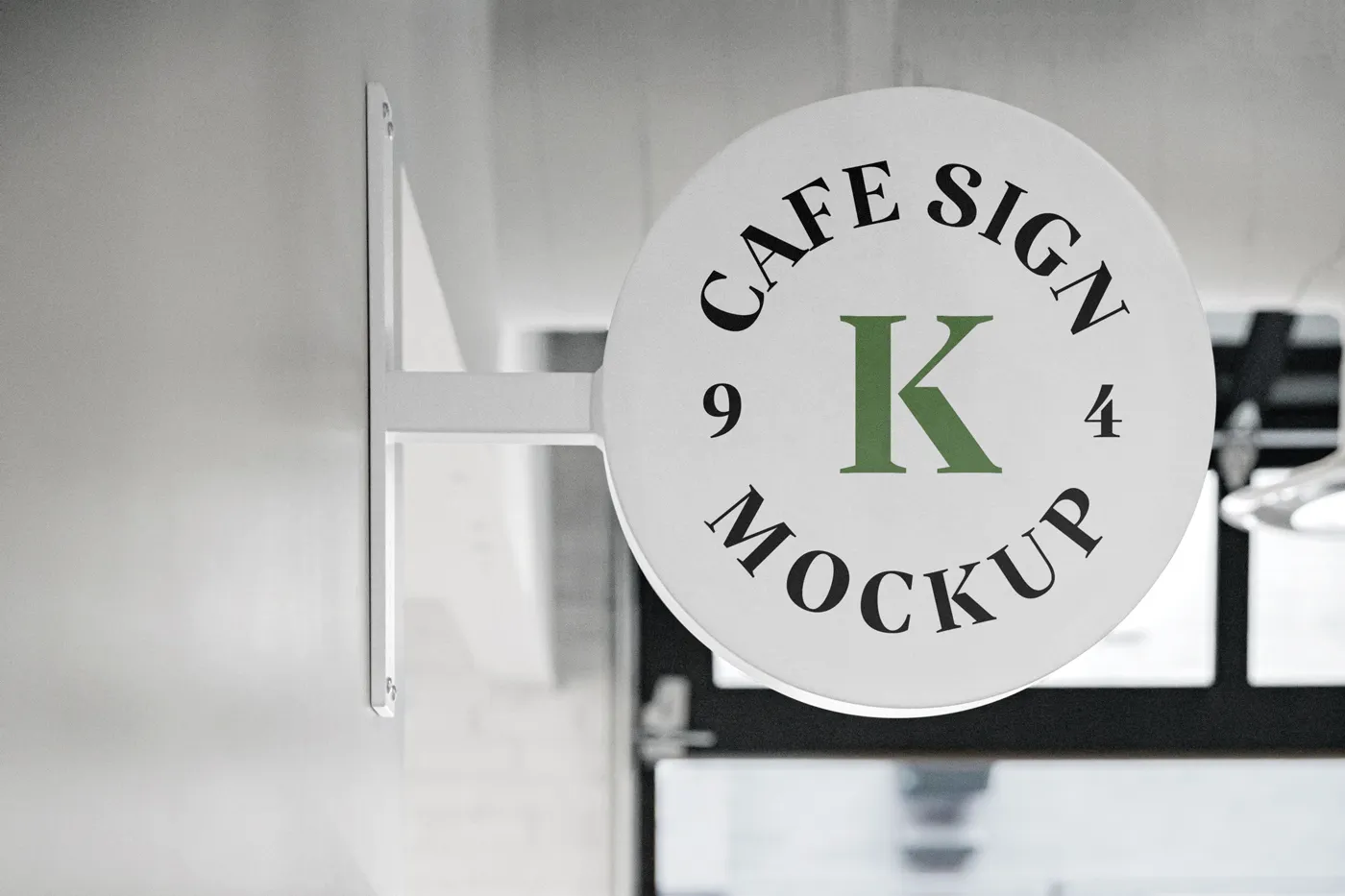 Cafe Sign Mockup - Mr.Mockup | 