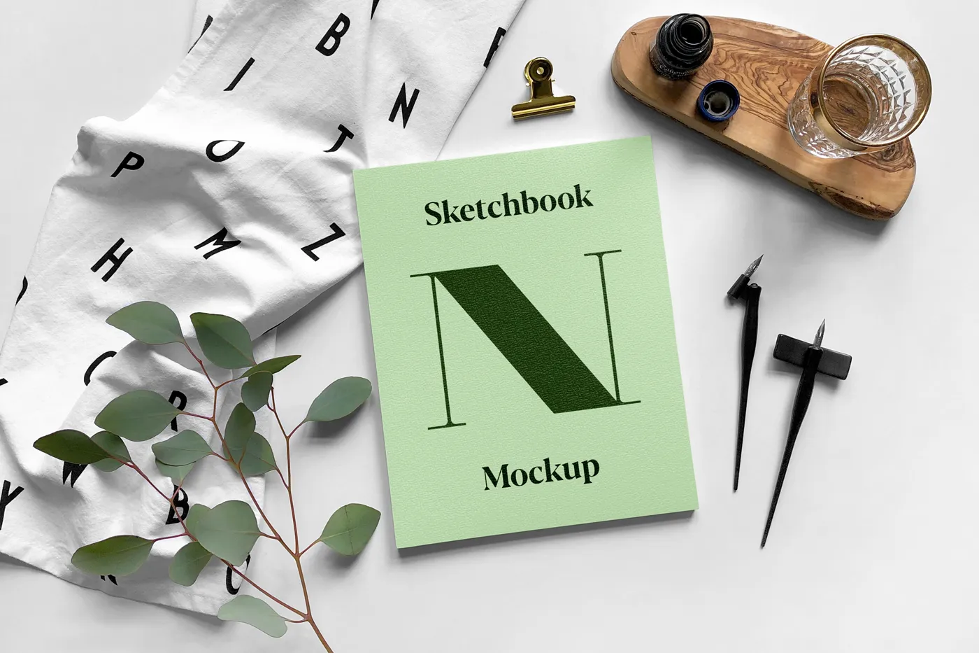 Sketchbook PSD Mockup - Mr.Mockup | 