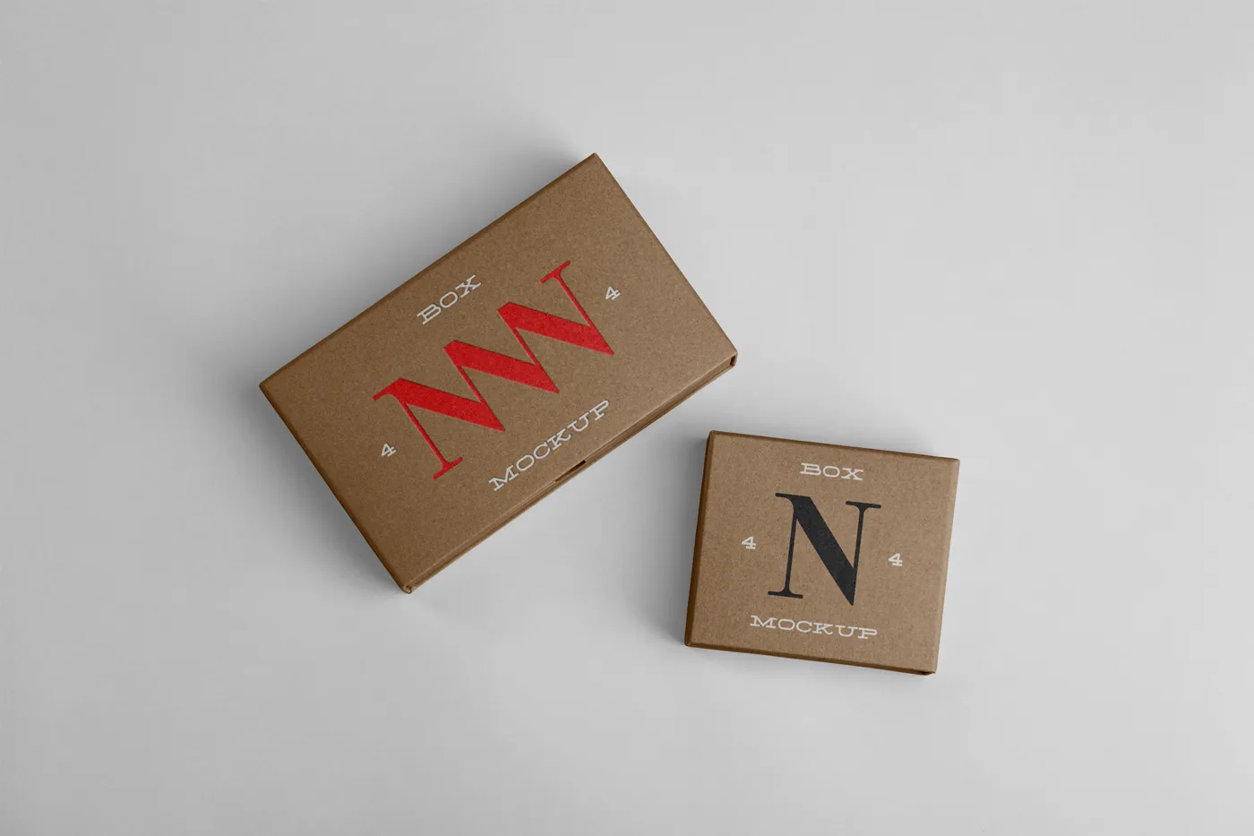 Kağıt Kutusu Mockups - Mr.Mockup | 