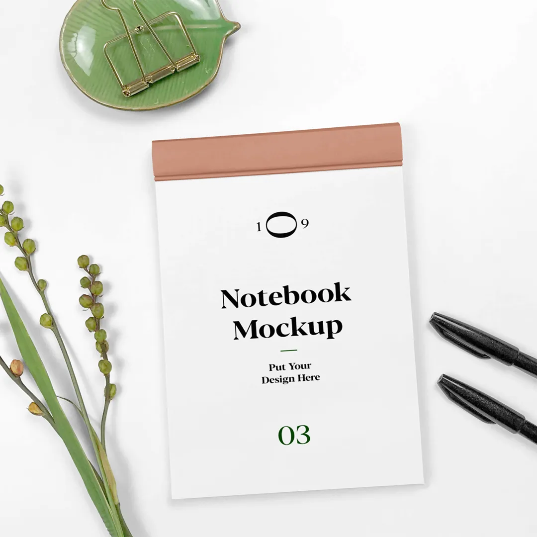 Açık Defter Mockup - Mr.Mockup | 