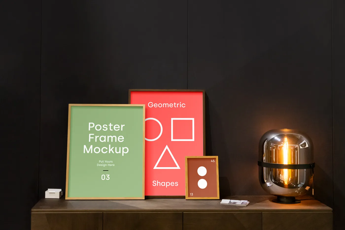Poster Çerçeveleri Mockup - Mr.Mockup | 