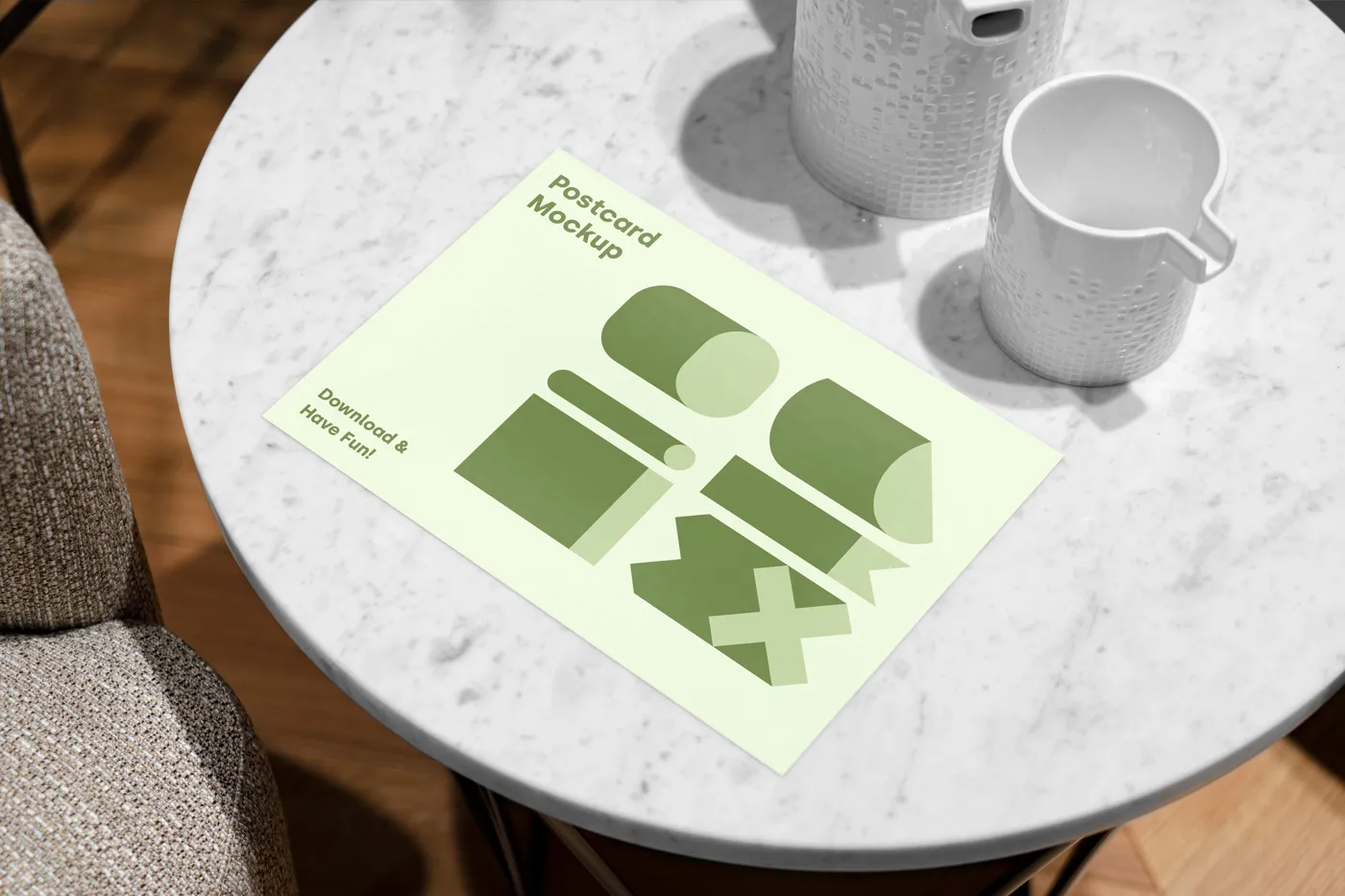 Kartpostal PSD Mockup - Mr.Mockup | 