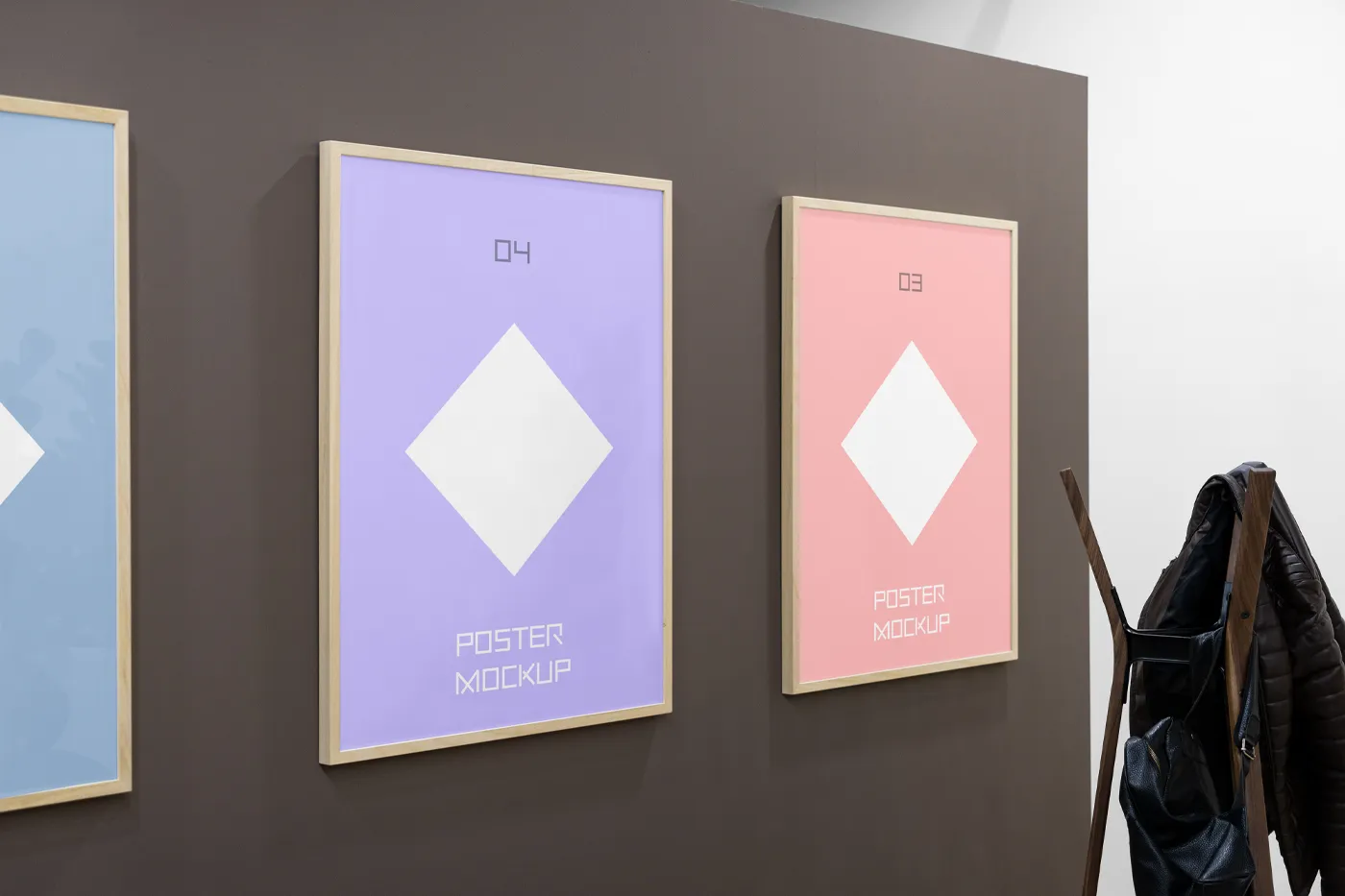 Üçlü Poster Mockups - Mr.Mockup | 