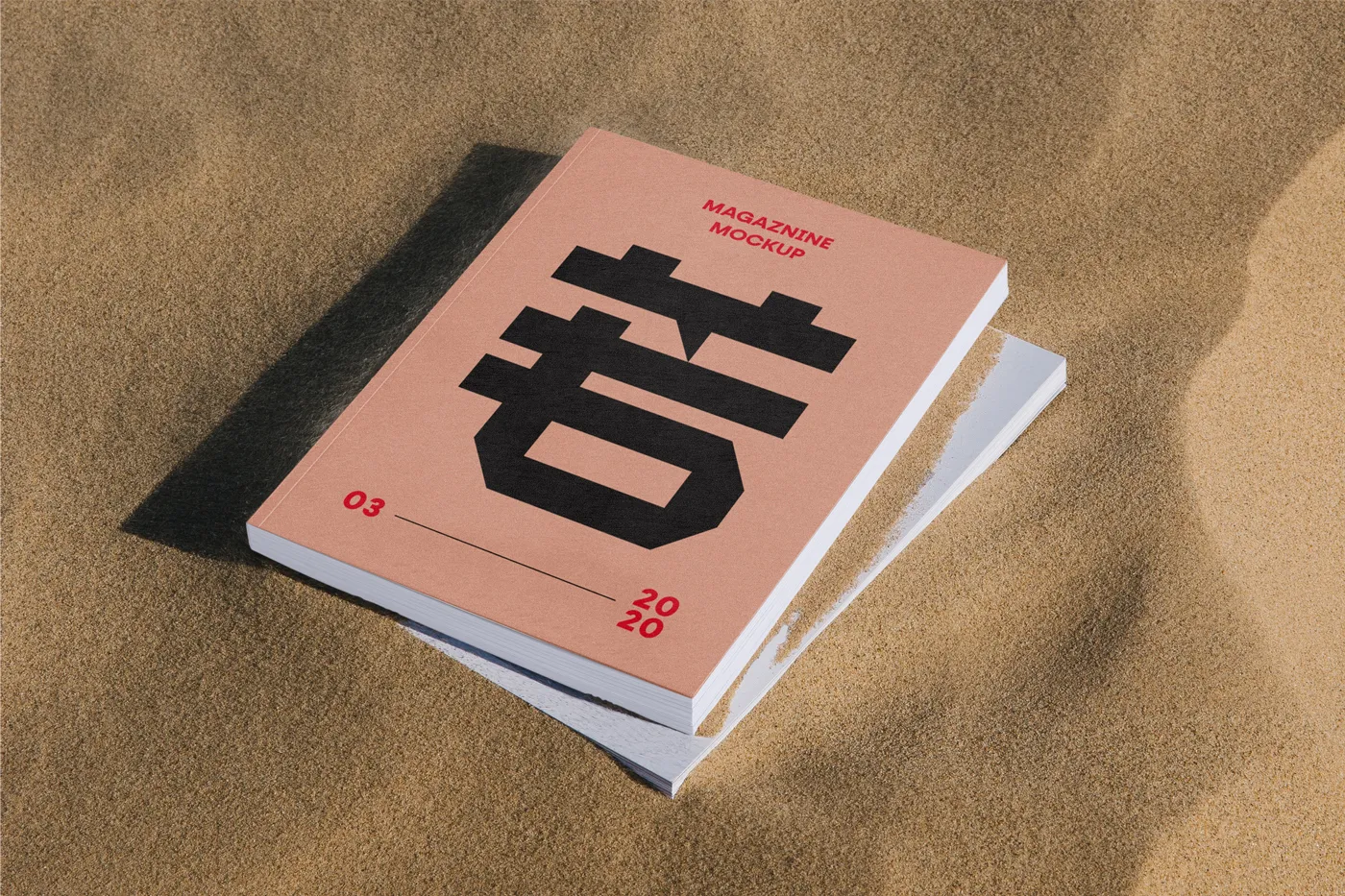 Kalın Dergi Mockup - Mr.Mockup | 