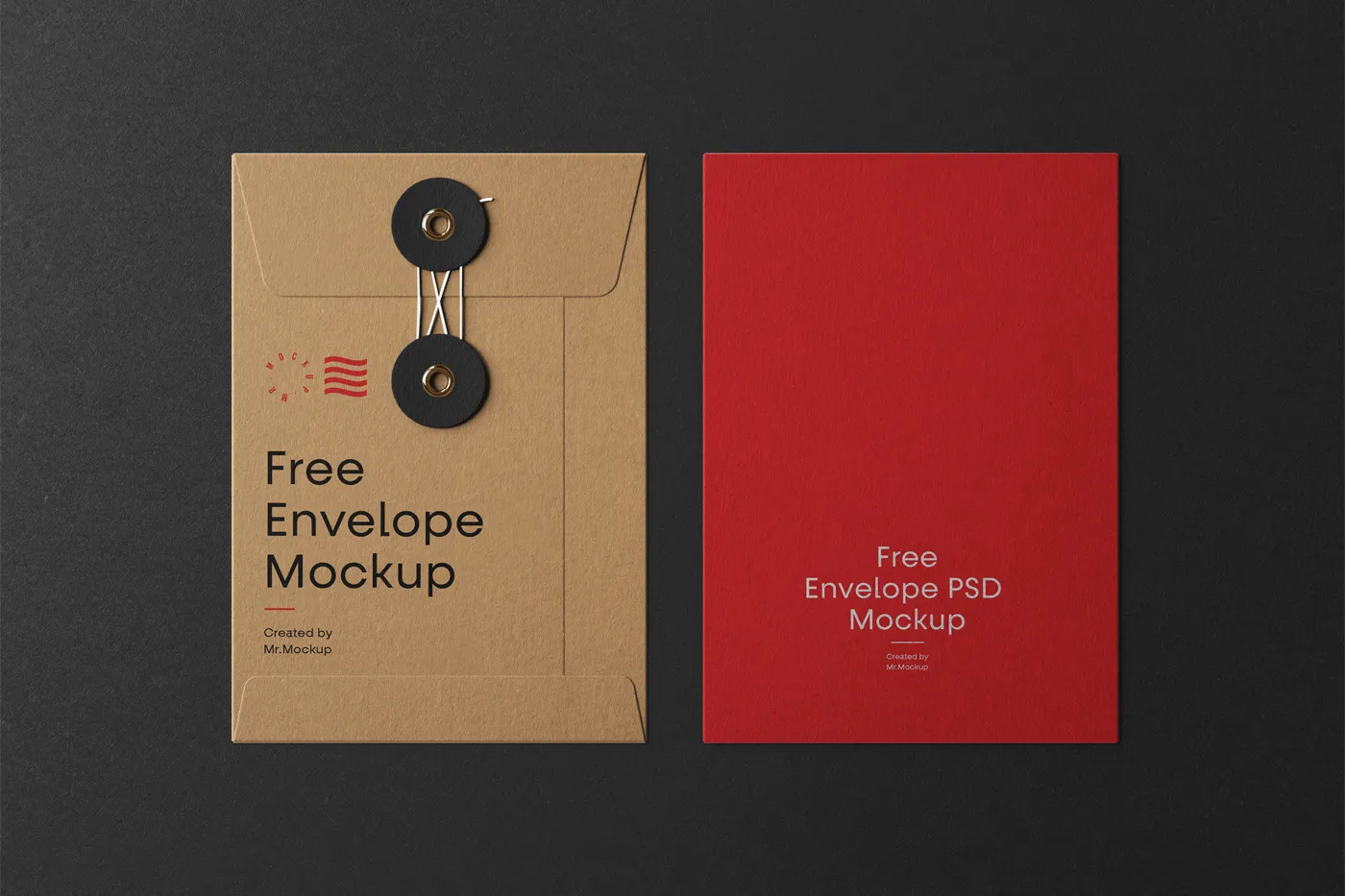 Dize Mockup ile Zarf - Mr.Mockup | 