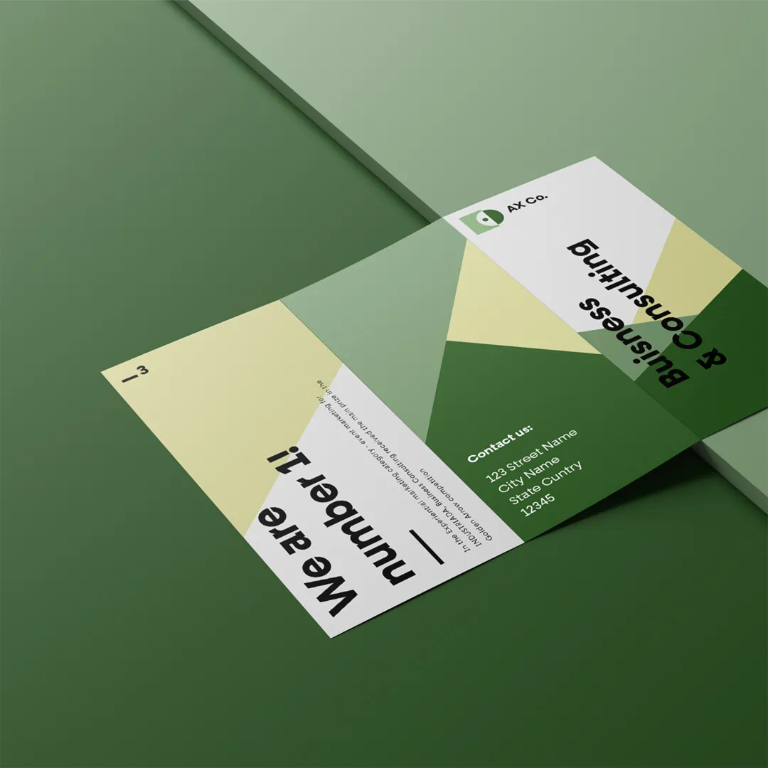 Trifold Broşür Mockup - Mr.Mockup | 