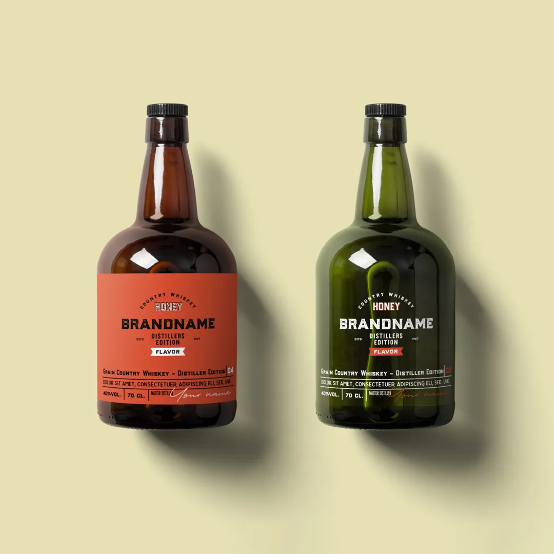 Rum Şişesi Mockup - Mr.Mockup | 