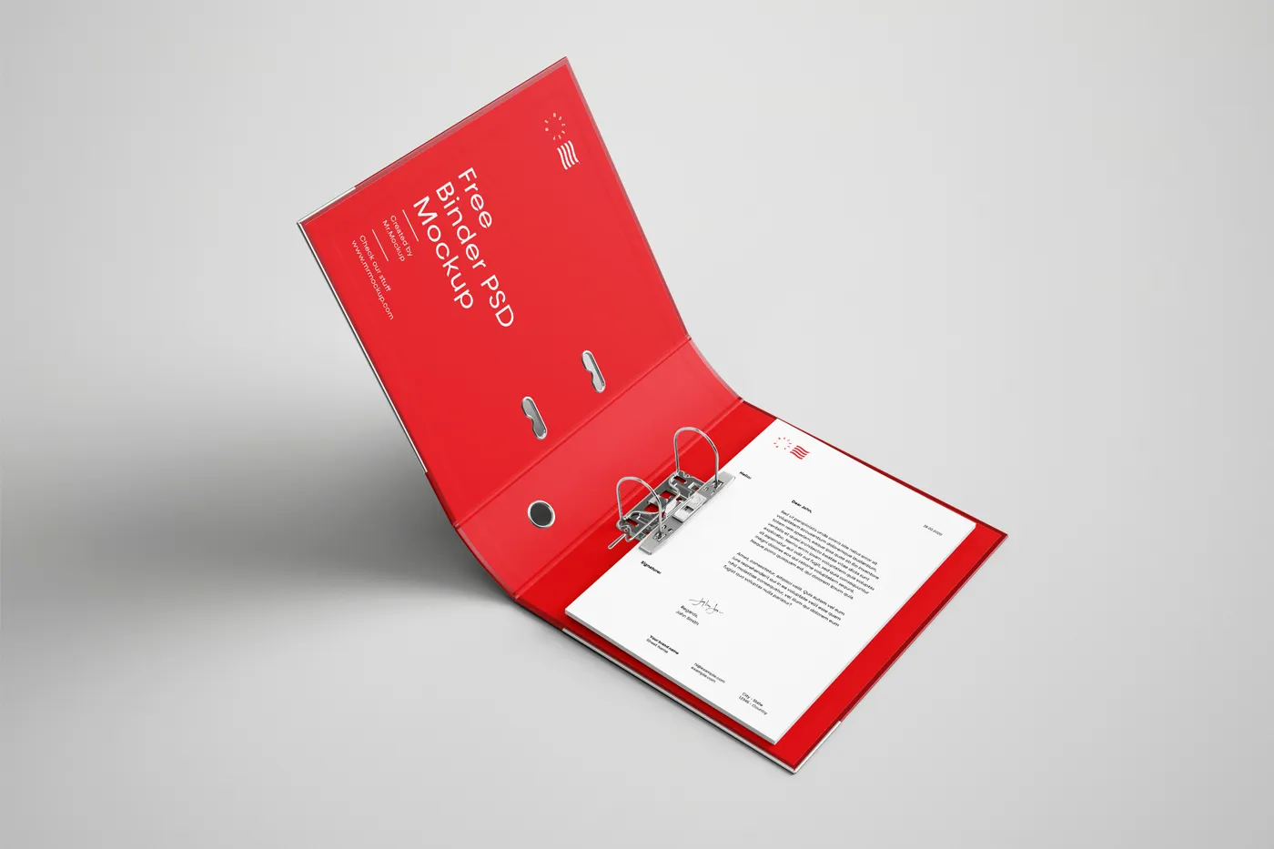Bağlayıcı PSD Mockup - Mr.Mockup | 