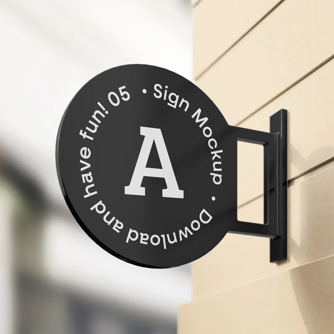 Logo İşareti Mockup - Mr.Mockup | 