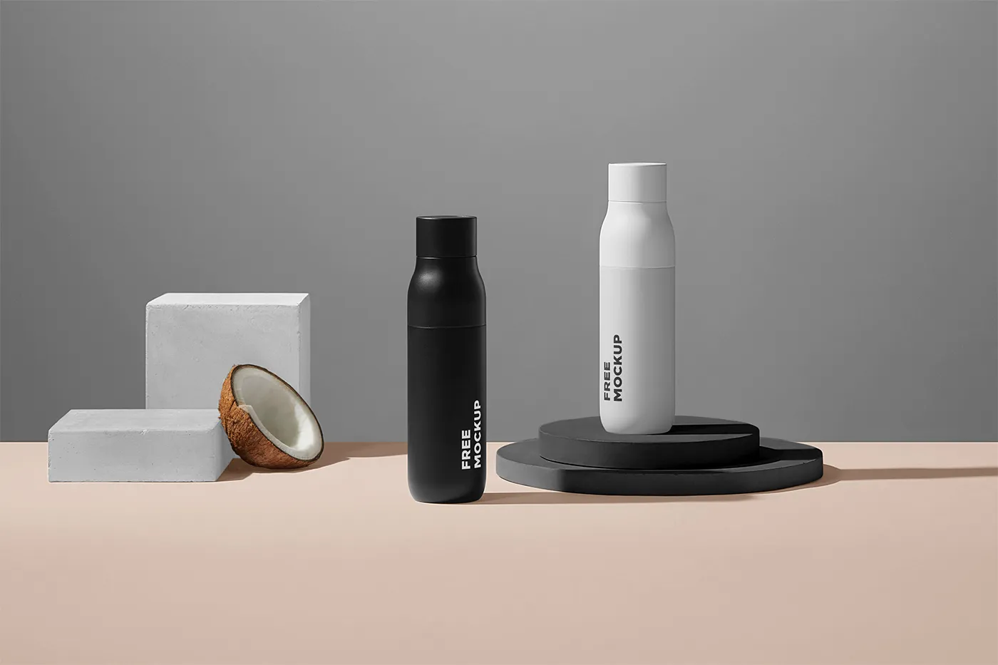 Şişeler Mockup - Mr.Mockup | 
