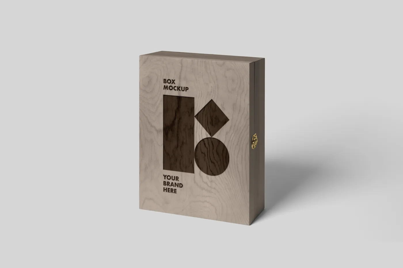 Ahşap Kutu Mockup - Mr.Mockup | 