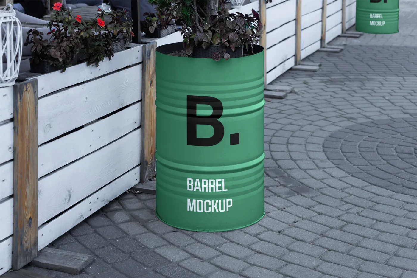 Barrel Mockup - Mr.Mockup | 