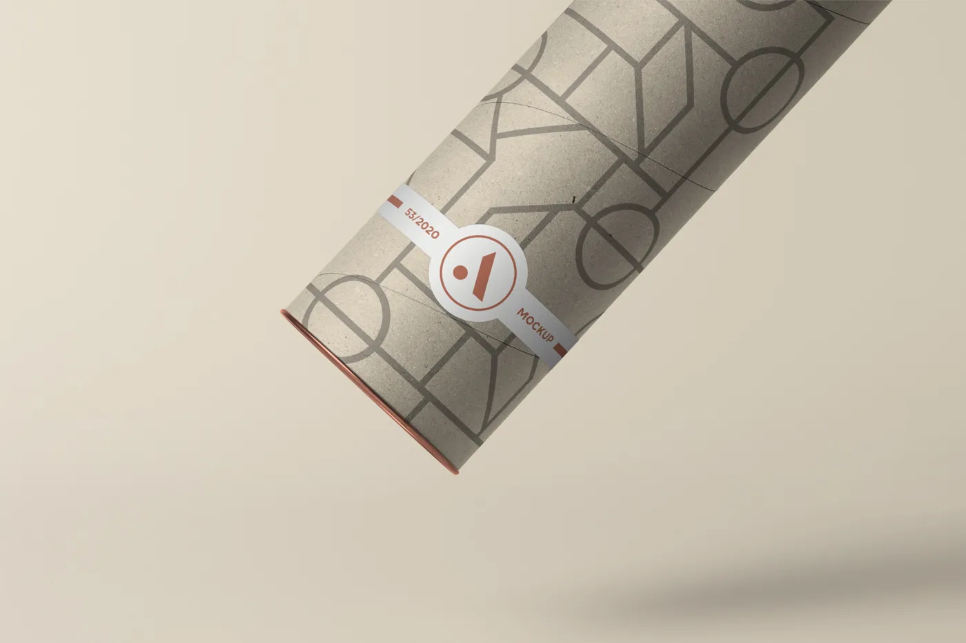 Etiket Mockup ile Tüp - Mr.Mockup | 