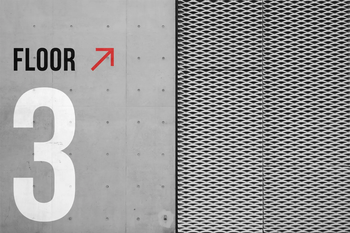 Wayfinding Duvar Mockup - Mr.Mockup | 