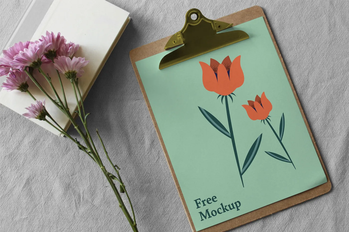 Kağıt Pano Mockup - Mr.Mockup | 