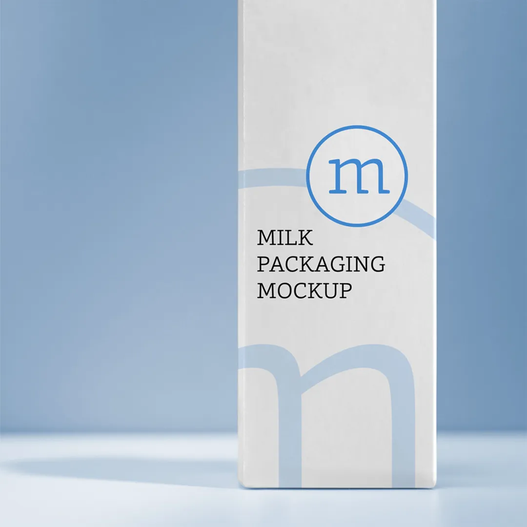 Süt karton Mockup - Mr.Mockup | 