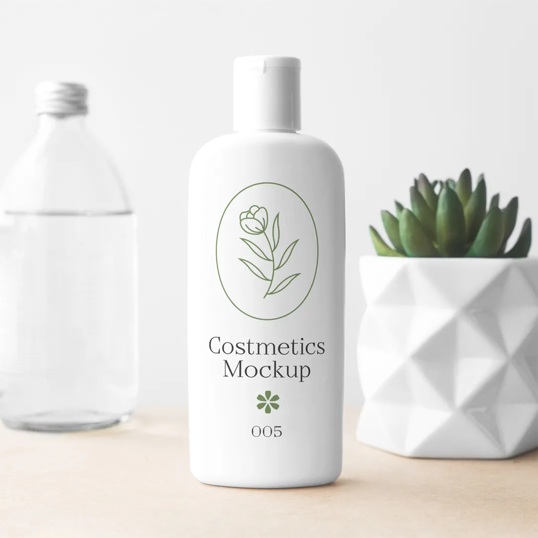 Kozmetik Şişe PSD Mockup - Mr.Mockup | 