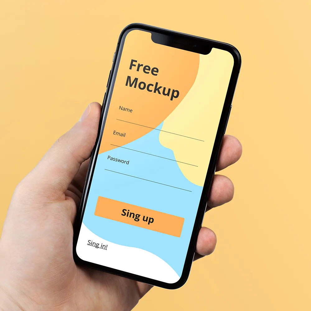 İPhone X El Maketinde - Mr.Mockup | 