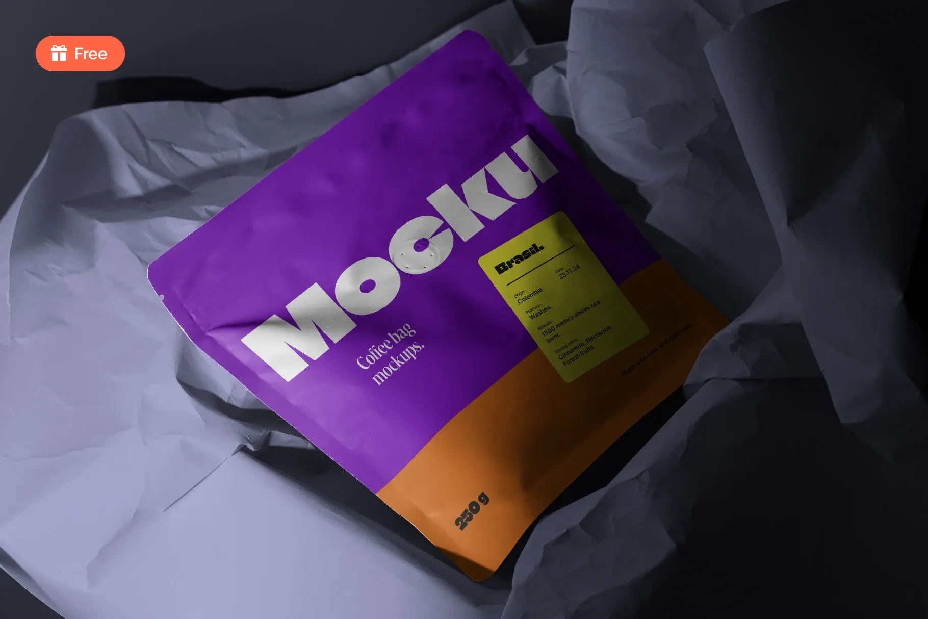 Kahve Ambalajı Mockup