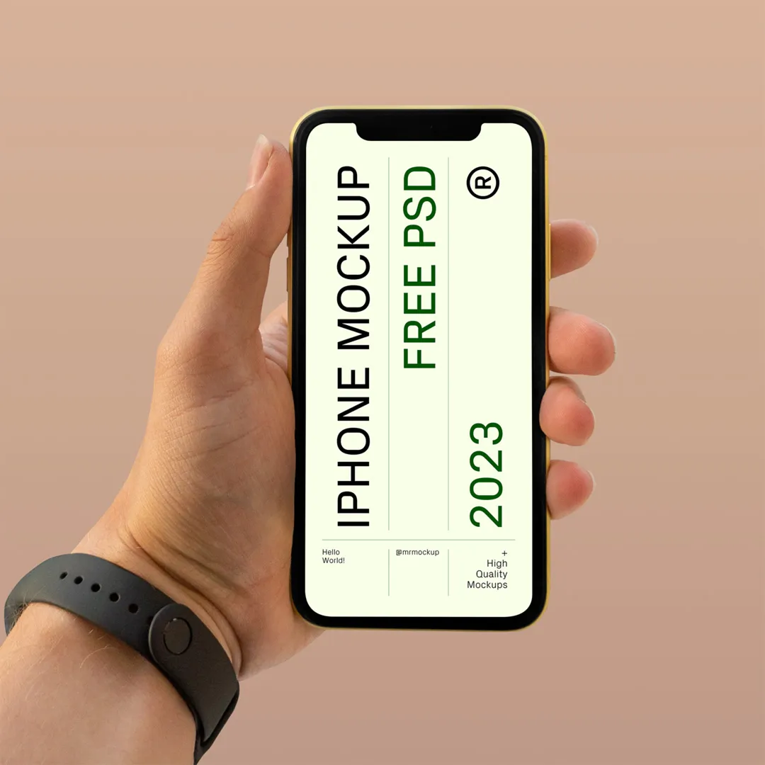 Ücretsiz iPhone Mockups - Mr.Mockup | 