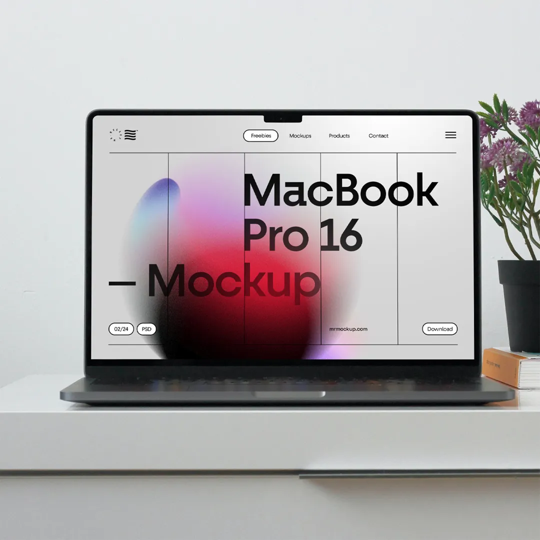 Ücretsiz MacBook Mockups - Mr.Mockup | 
