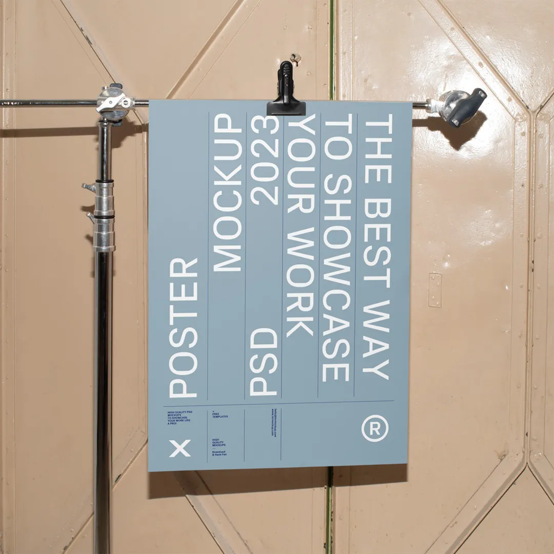 Ücretsiz Poster Mockups - Mr.Mockup | 