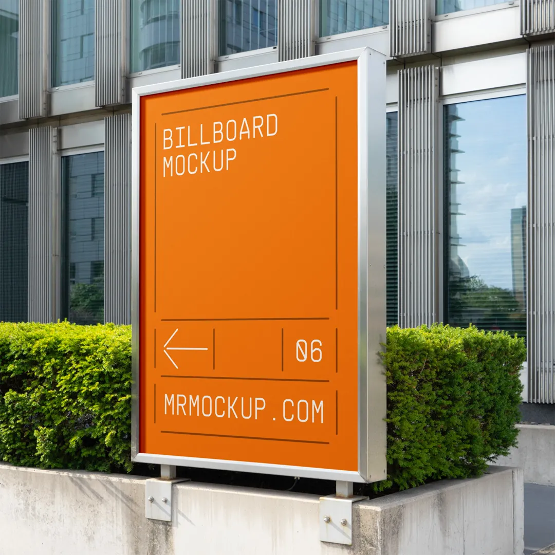 Ücretsiz Poster Billboard Mockup - Mr.Mockup