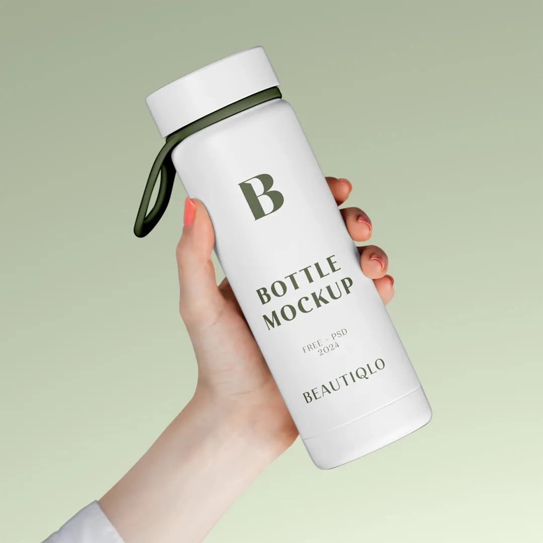 Ücretsiz Plastik Şişe Mockup - Mr.Mockup
