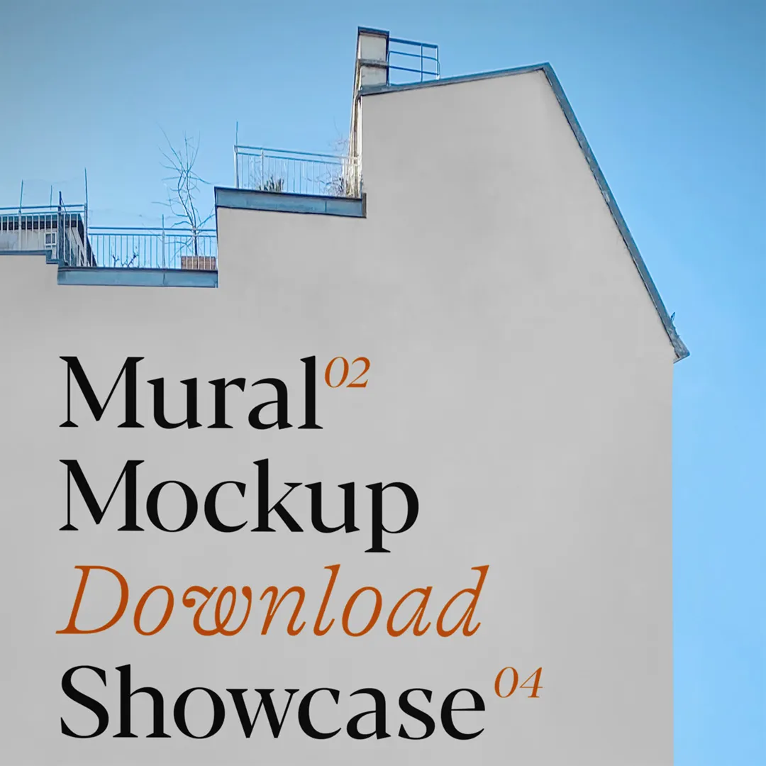 Ücretsiz Street Mural Mockup - Mr.Mockup
