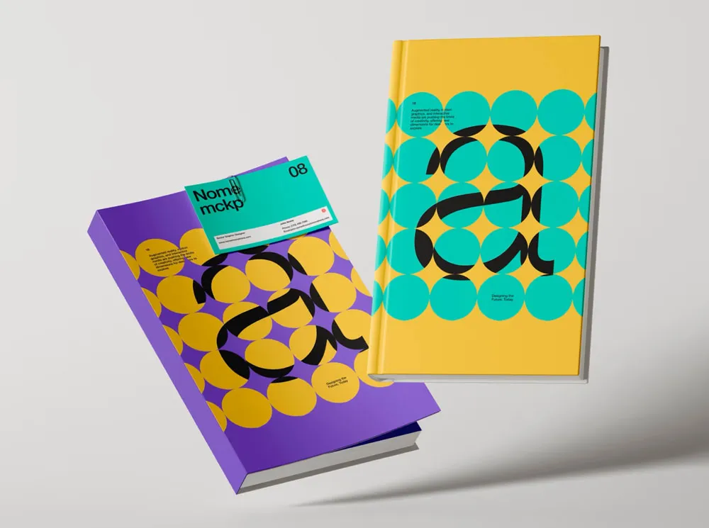 Ücretsiz Çarpıcı Kitap Kapağı Mockup | 